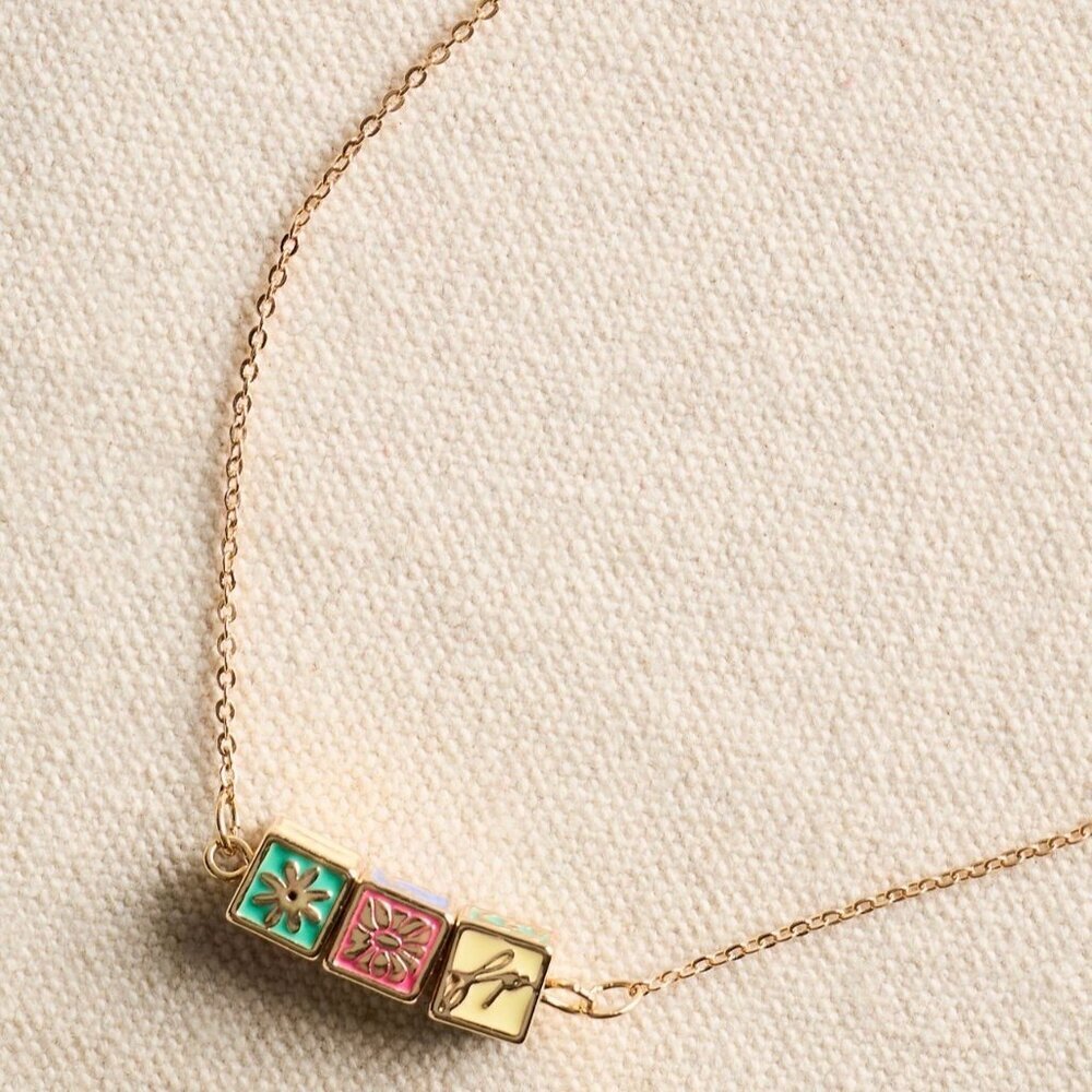NWT Free People FP Signature Spinner Necklace in Gold